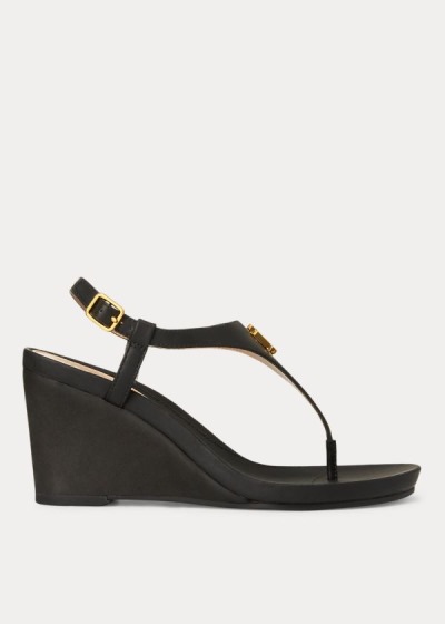 Sandalias Ralph Lauren Mujer Negros - Jeannie - JZSOA0571